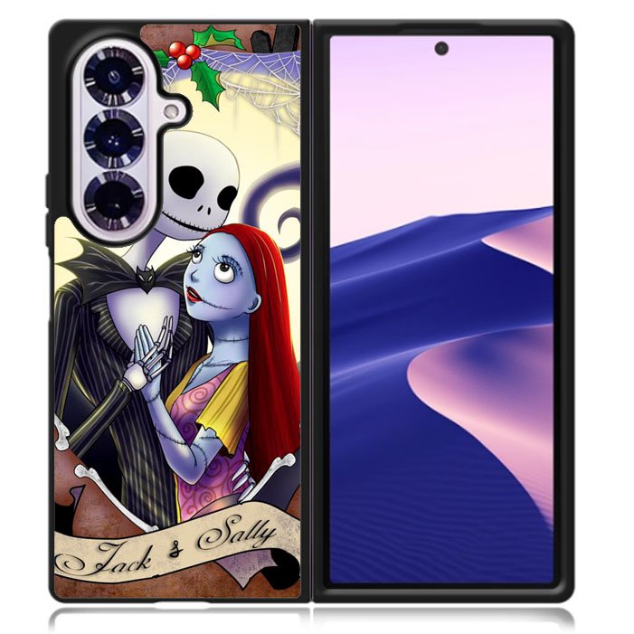 Jack And Sally Nightmare Samsung Galaxy Z Fold 7 5G Case BC2144
