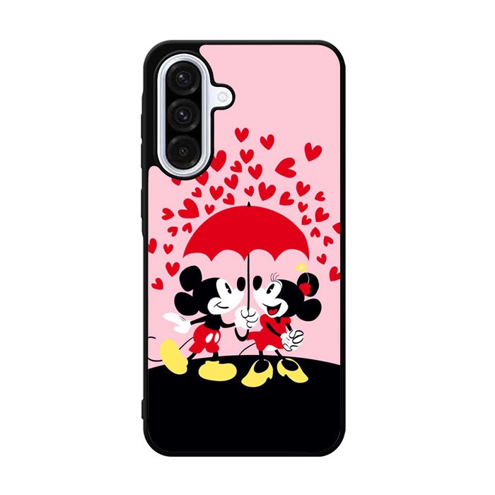 Mickey And Minnie Mouse Rain Love Samsung Galaxy A36 Case FE5191