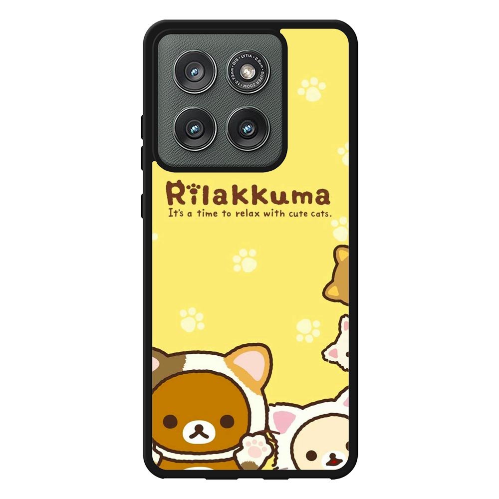 Rilakkuma With Cute Cats Case Motorola Moto Edge 2025 BC2046