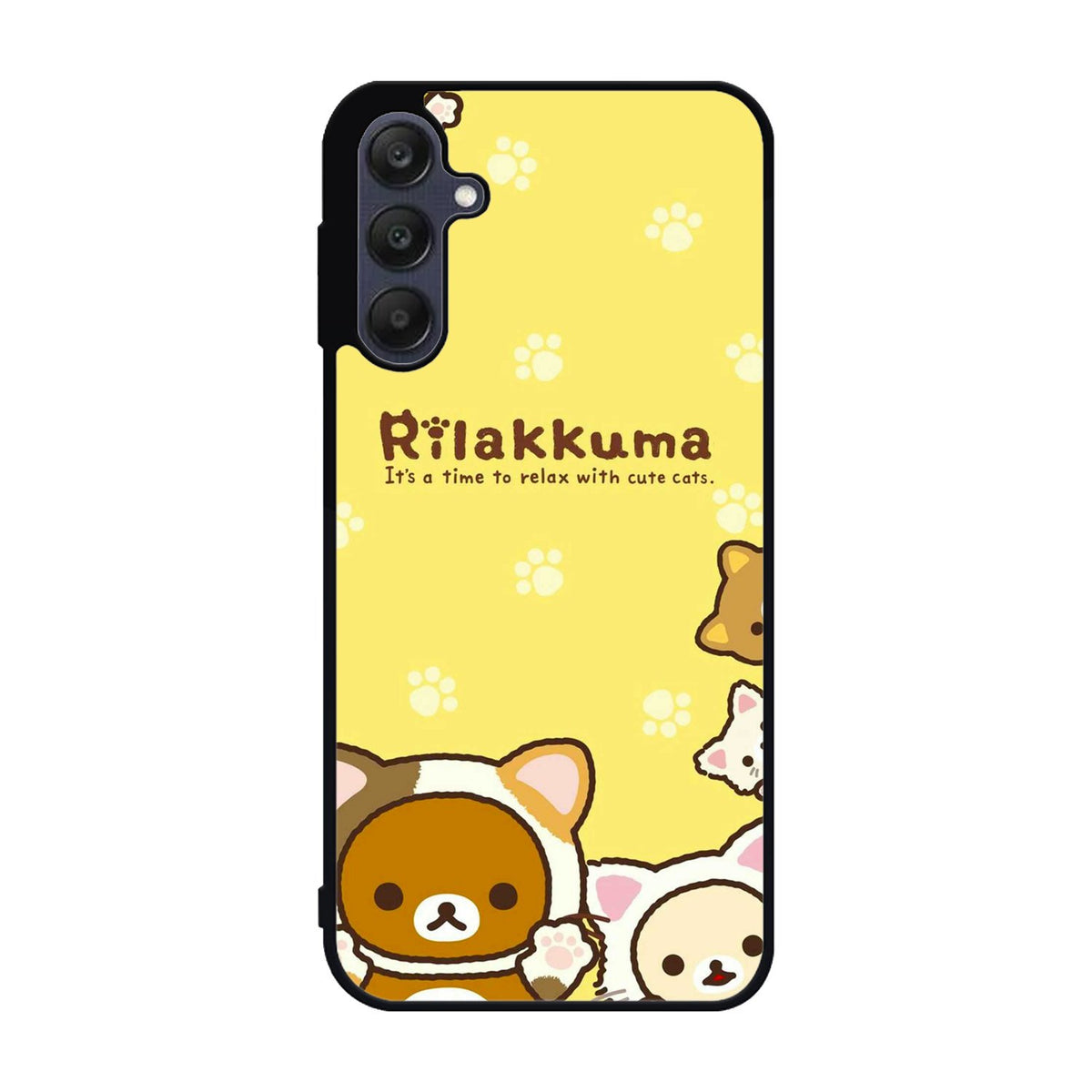 Rilakkuma With Cute Cats Samsung Galaxy A25 5G Case BC2046