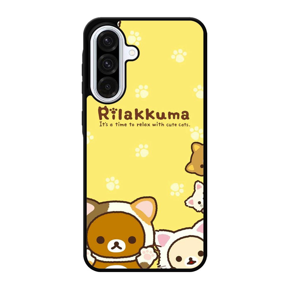 Rilakkuma With Cute Cats Samsung Galaxy A56 Case BC2046