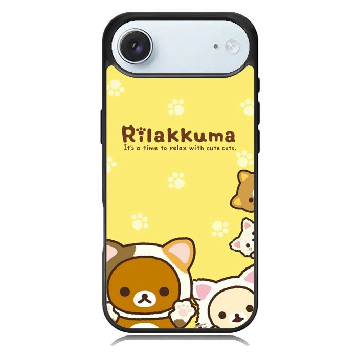 Rilakkuma With Cute Cats iPhone 17 Air Case BC2046