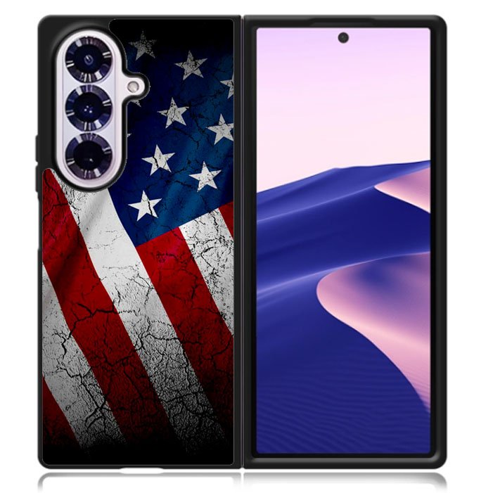 American Flag Samsung Galaxy Z Fold 7 5G Case BC2279