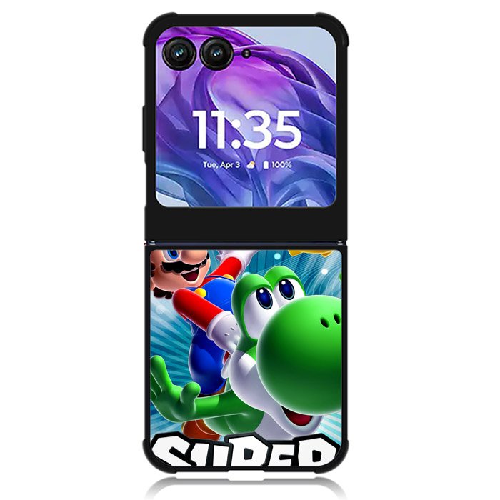 super mario 1st Motorola Moto Razr 2024 , Moto Razr 50 Case