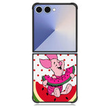 piglet watermelon Samsung Galaxy Z Flip 7 Case BC2113