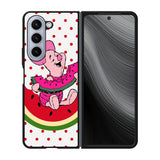 piglet watermelon Case Samsung Galaxy z Fold 5 5G BC2113
