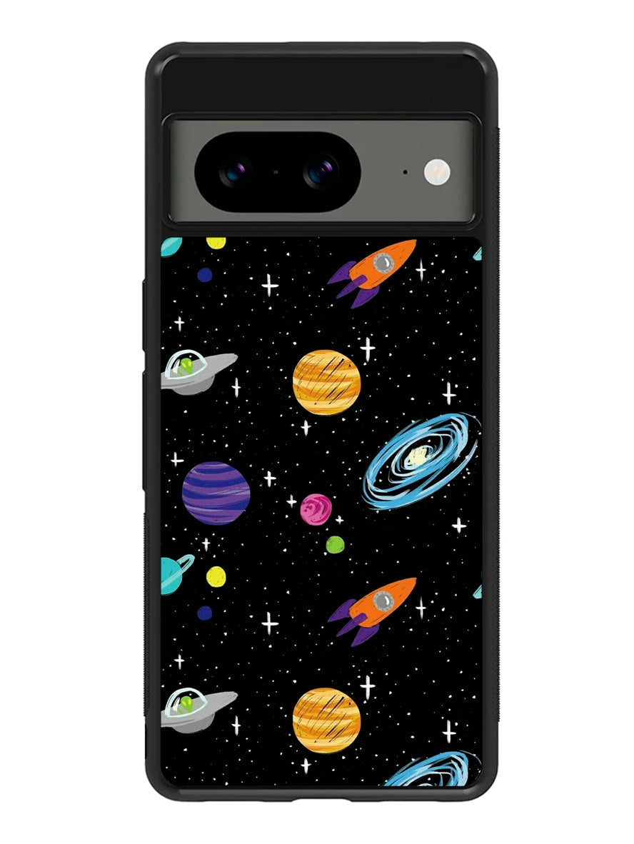 Planet Eliens Google Pixel 8a Case