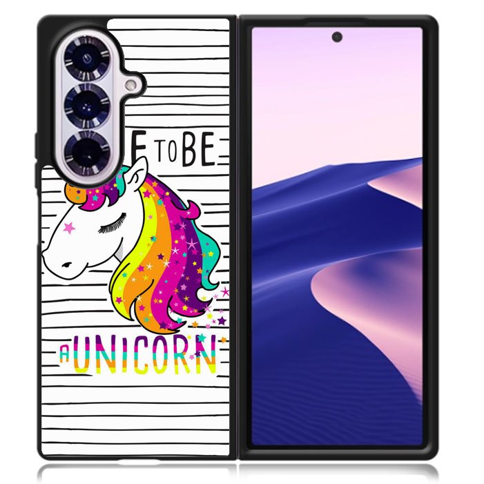 Time to be a Unicorn Samsung Galaxy Z Fold 7 5G Case BC2012