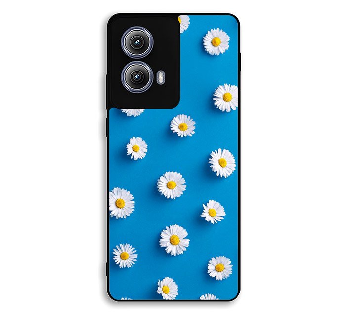 Daisy Blue Background Motorola Moto Edge 2024 Case FE0431