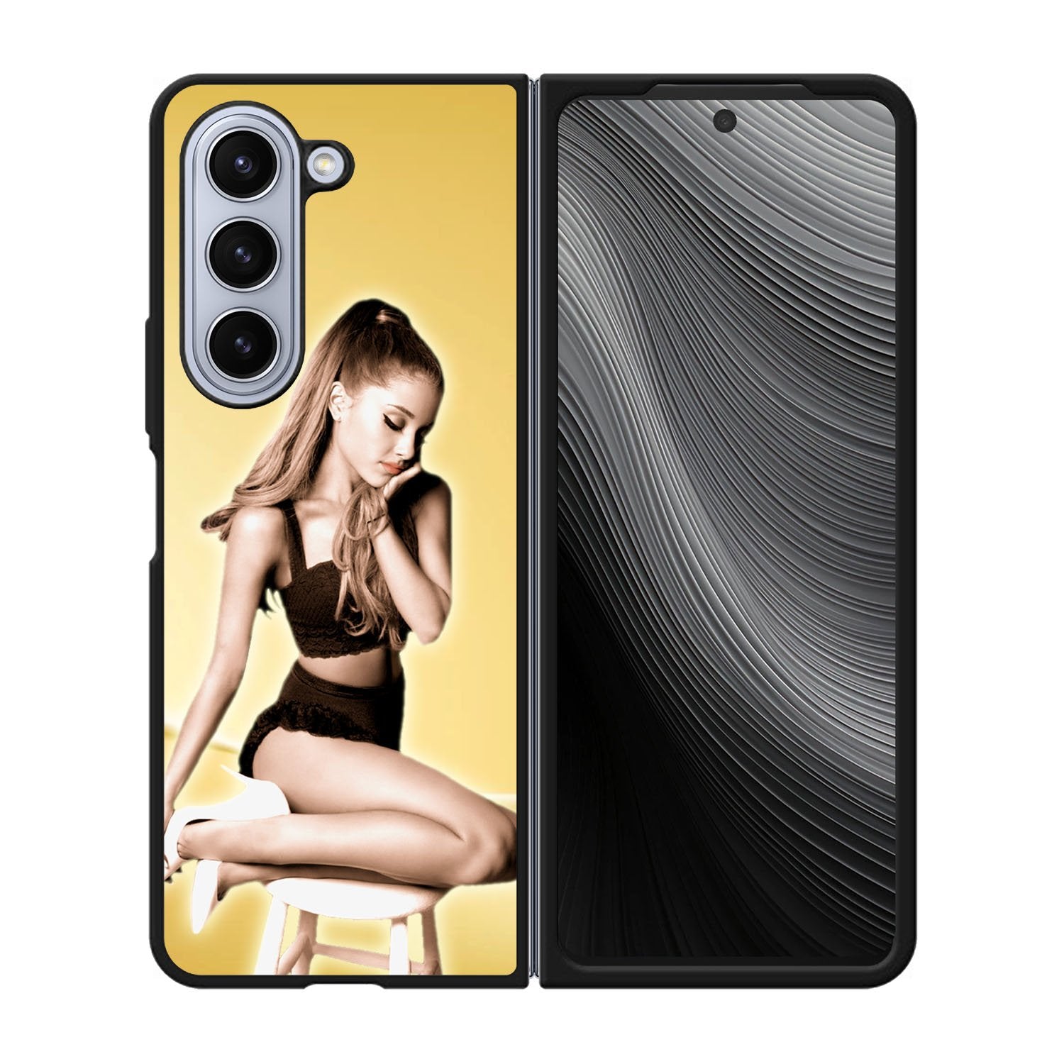ariana grande gold Case Samsung Galaxy z Fold 5 5G BC2239