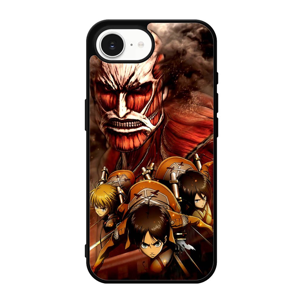 attack on titan collosium titan iPhone 16e Case BC2243