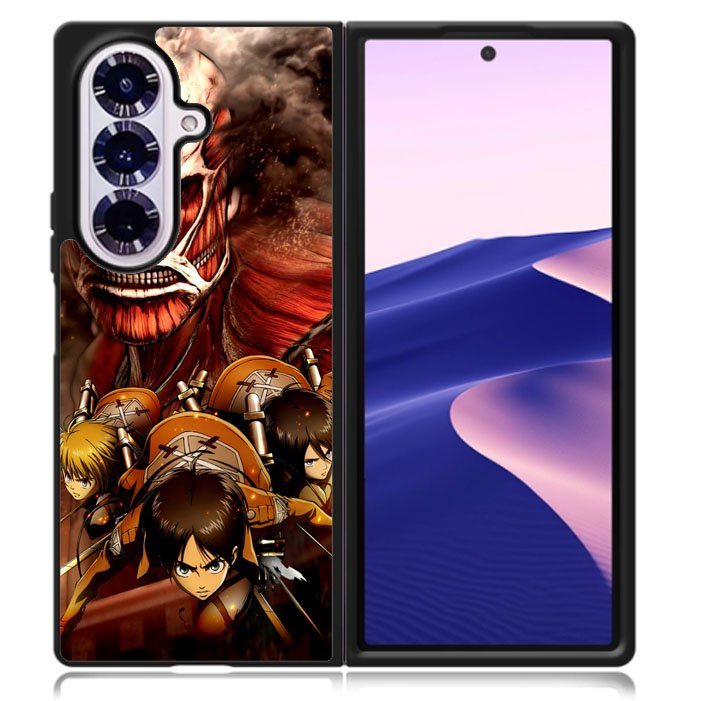attack on titan collosium titan Samsung Galaxy Z Fold 7 5G Case BC2243