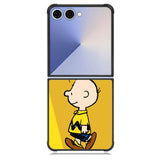 charlie brown simple Samsung Galaxy Z Flip 7 Case BC2177