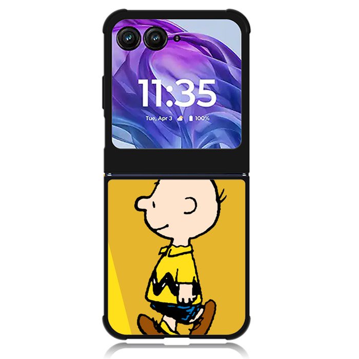 charlie brown simple Motorola Moto Razr 2024 , Moto Razr 50 Case