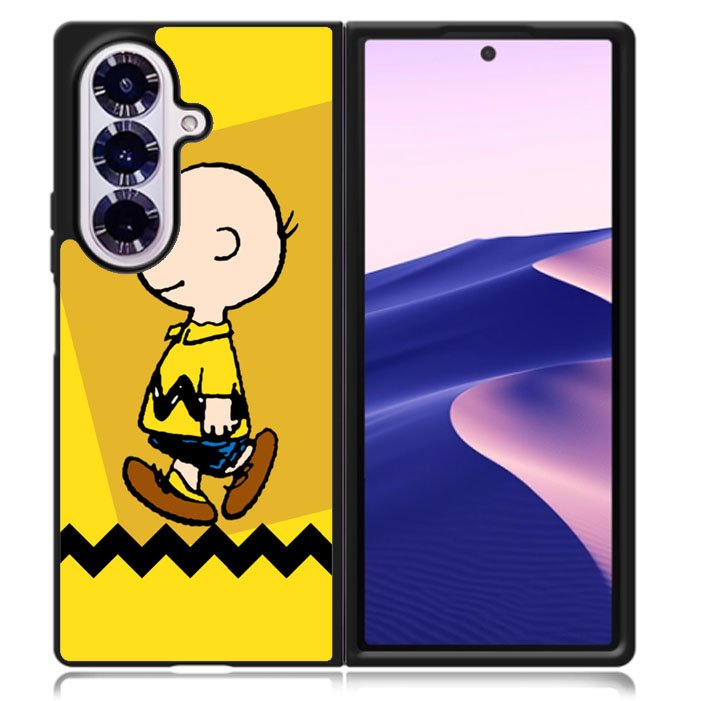 charlie brown simple Samsung Galaxy Z Fold 7 5G Case BC2177