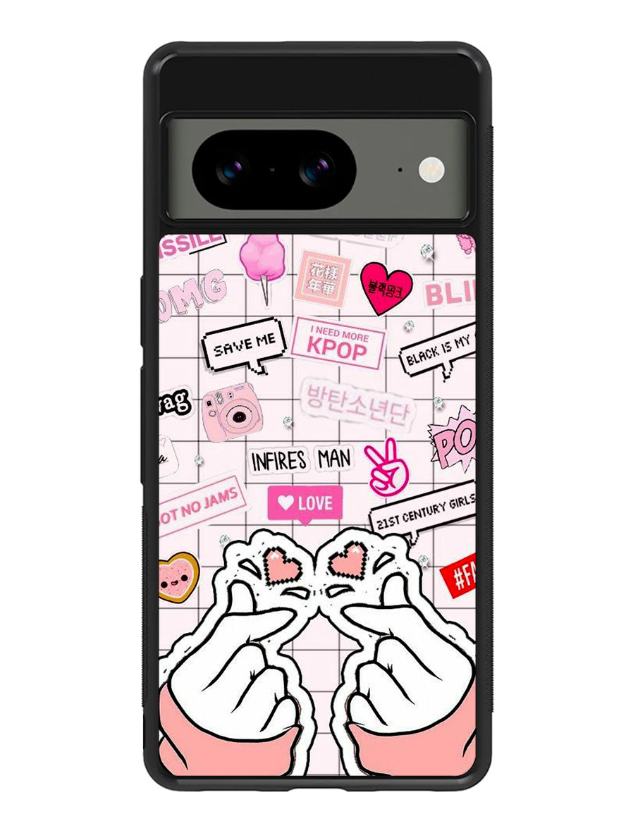 Fangirl Kpop Quotes Google Pixel 8a Case