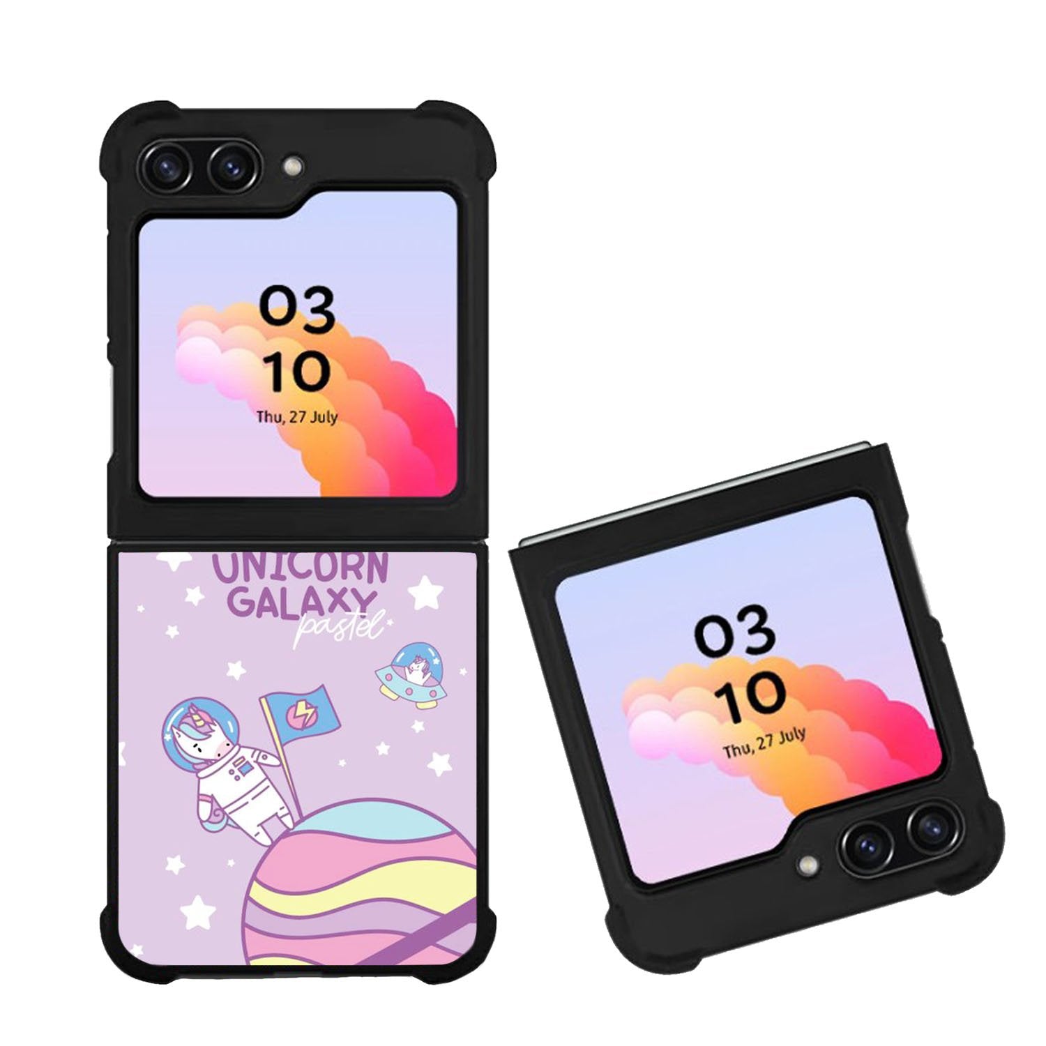 Unicorn Galaxy Pastel Case Samsung Galaxy Z Flip 5 5G BC1990