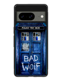 Doctor Who TARDIS Bad Wolf Blue Google Pixel 8a Case