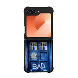 Doctor Who TARDIS Bad Wolf Blue Case Samsung Galaxy Z Flip 6 5G BC2201