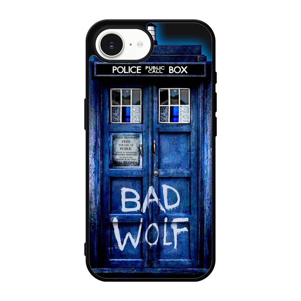 Doctor Who TARDIS Bad Wolf Blue iPhone 17e Case BC2201