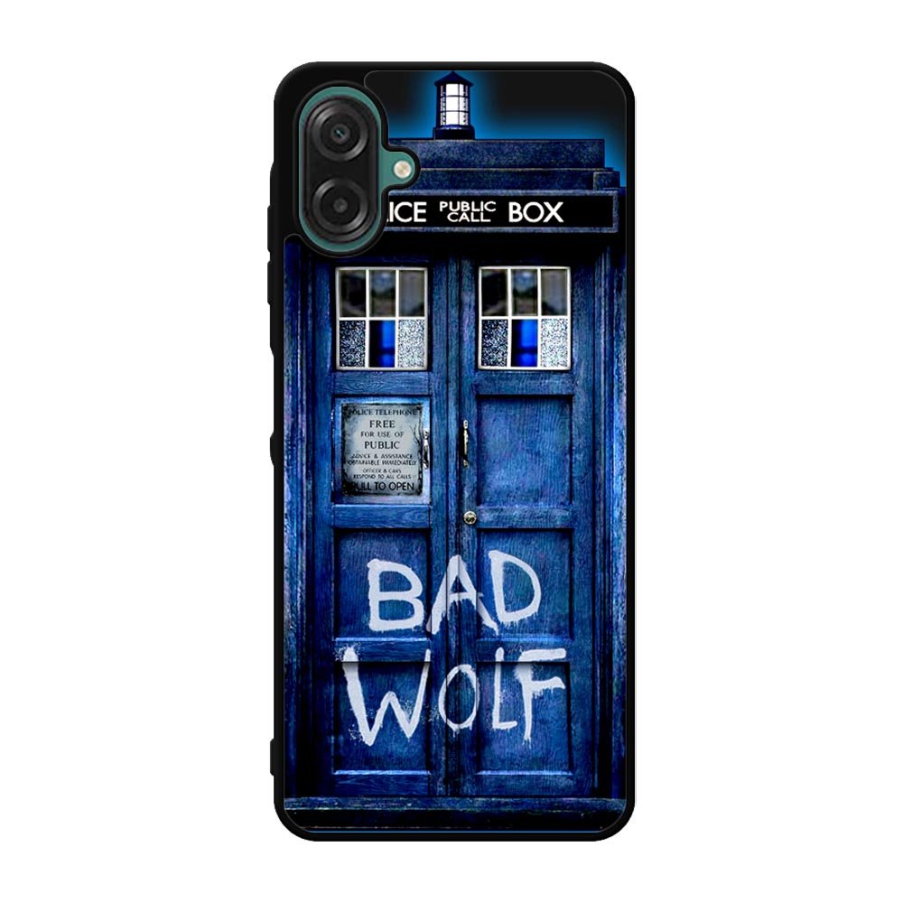 Doctor Who TARDIS Bad Wolf Blue Case Samsung Galaxy A07 BC2201