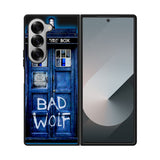 Doctor Who TARDIS Bad Wolf Blue Case Samsung Galaxy Z Fold 6 5G BC2201
