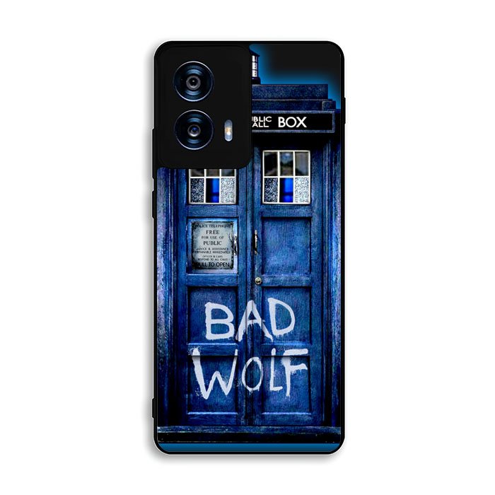 Doctor Who TARDIS Bad Wolf Blue Motorola Moto G Power 5G 2024 Case FE1943
