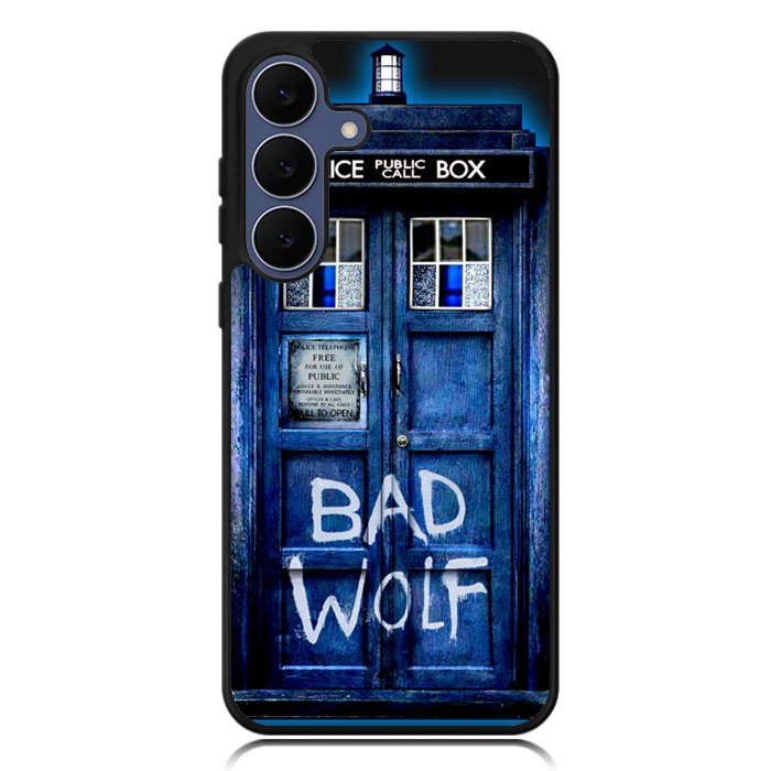 Doctor Who TARDIS Bad Wolf Blue Samsung Galaxy S25 FE Case BC2201