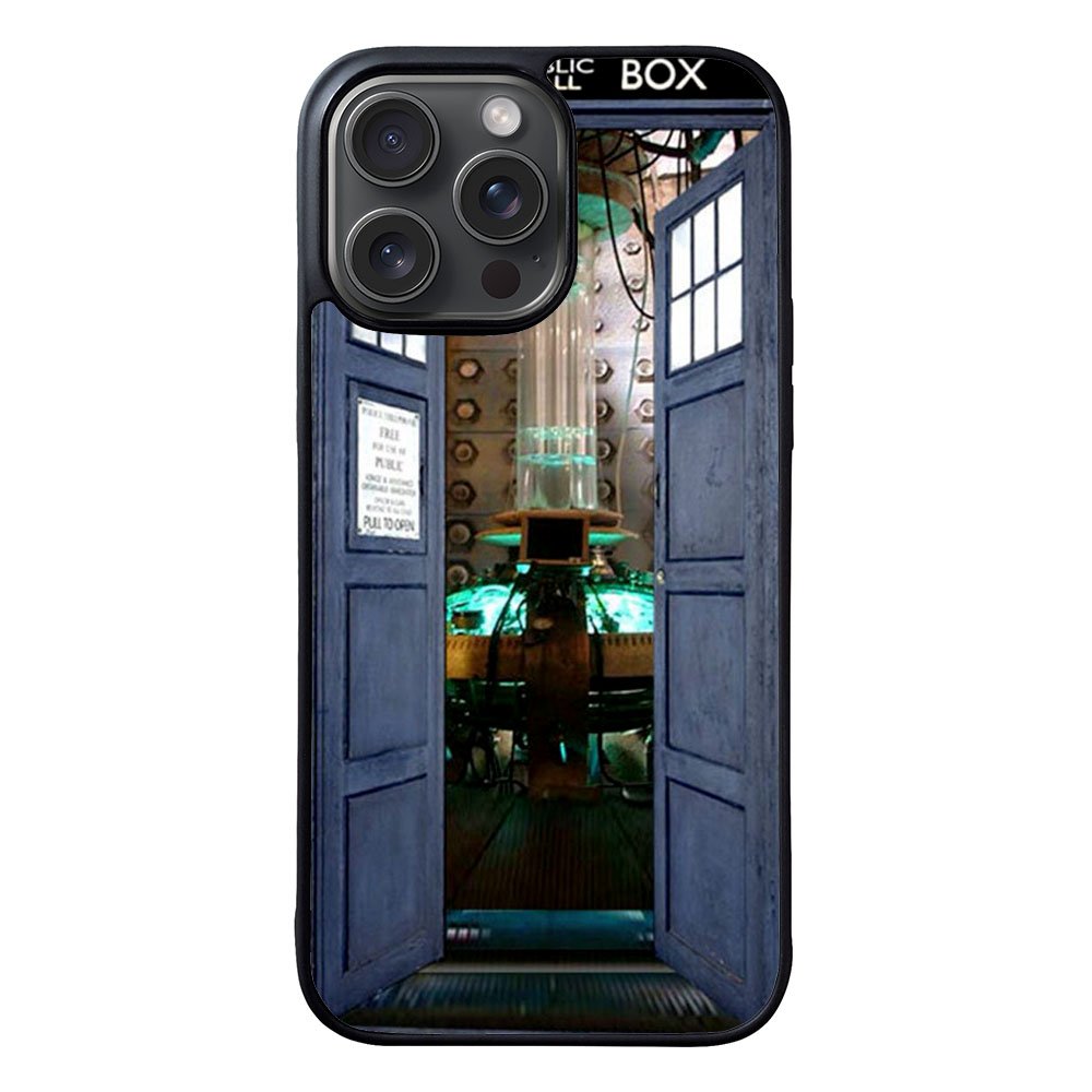 Doctor Who TARDIS Door Open Case iPhone 15 Pro BC2202