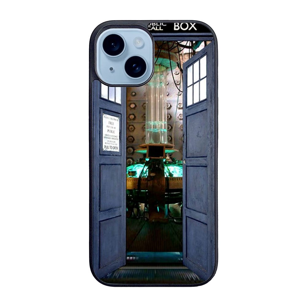 Doctor Who TARDIS Door Open Case iPhone 15 Plus BC2202