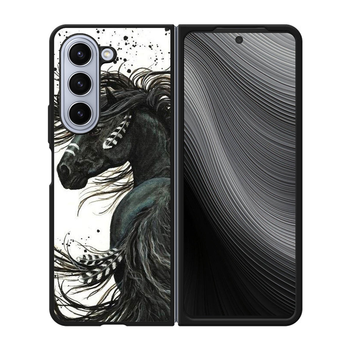 Horse Majestic Mustang Horse Case Samsung Galaxy z Fold 5 5G BC2140