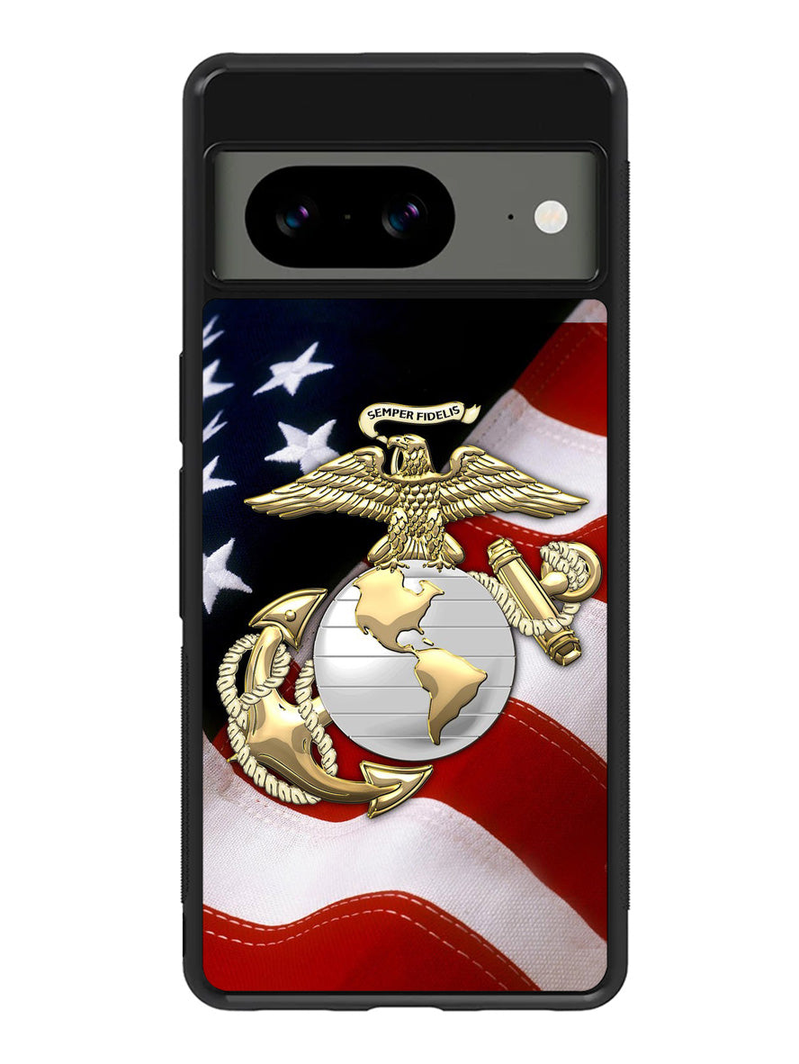 Marine Corps Anchor 1st Google Pixel 8a Case
