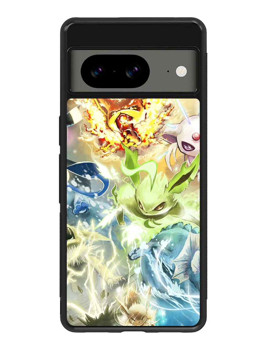 Pokemon Eevee Evolutions Google Pixel 8a Case