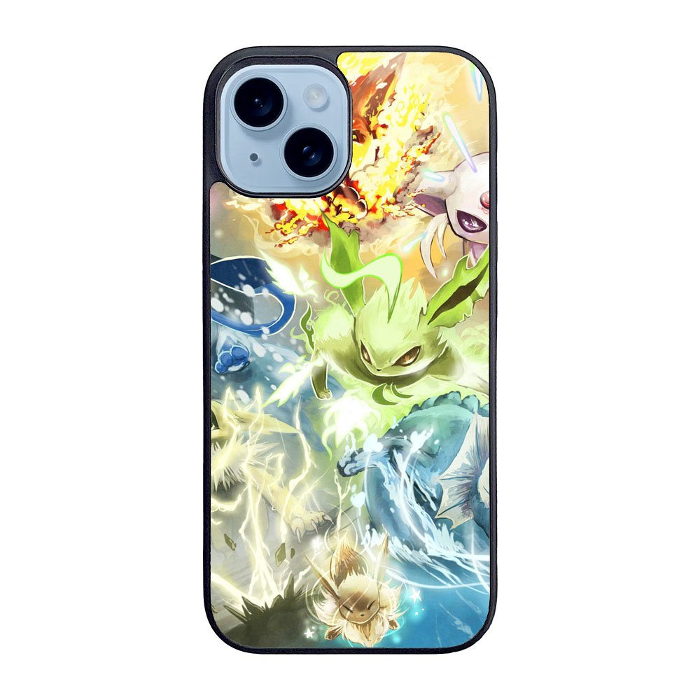 Pokemon Eevee Evolutions Case iPhone 15 Plus BC2021