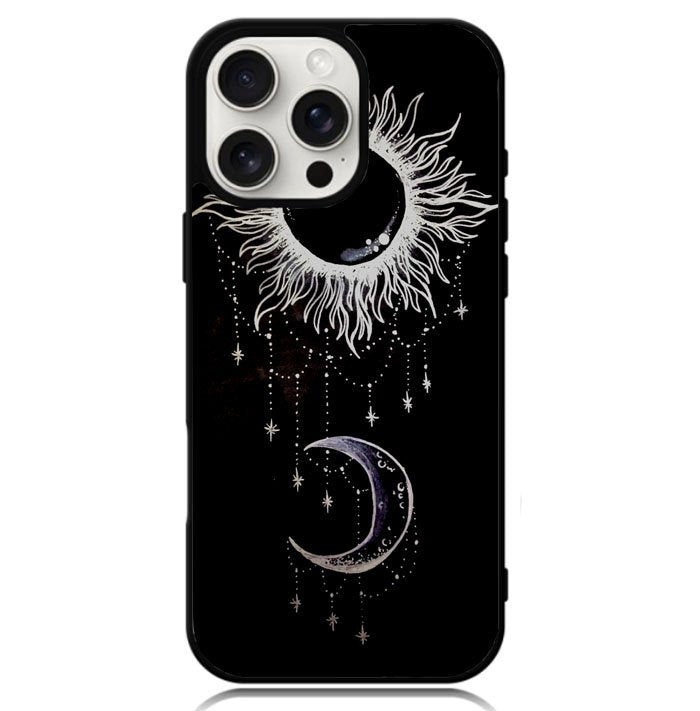 Sun Moon And Stars Simple Case iPhone 16 Pro BC1997