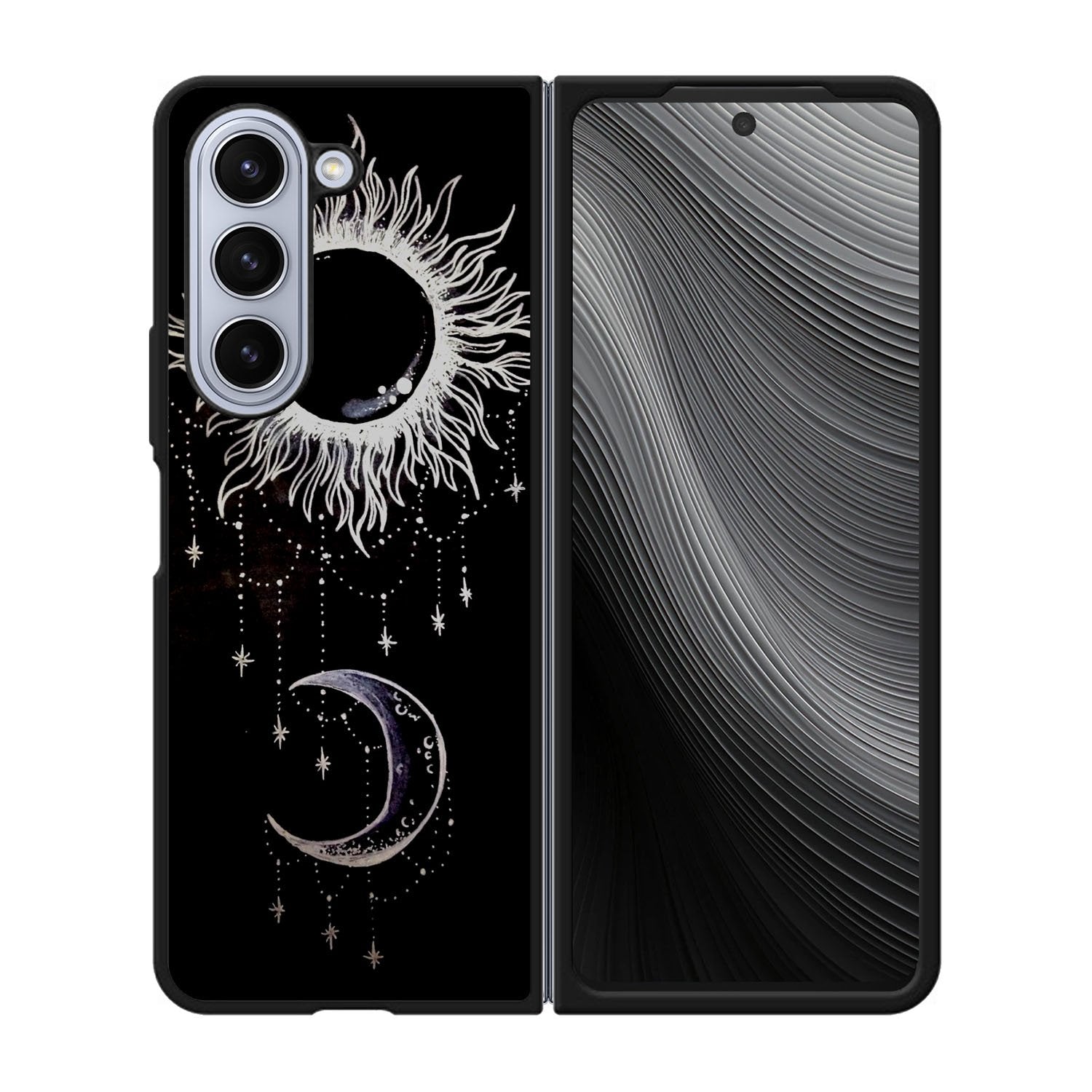 Sun Moon And Stars Simple Case Samsung Galaxy z Fold 5 5G BC1997