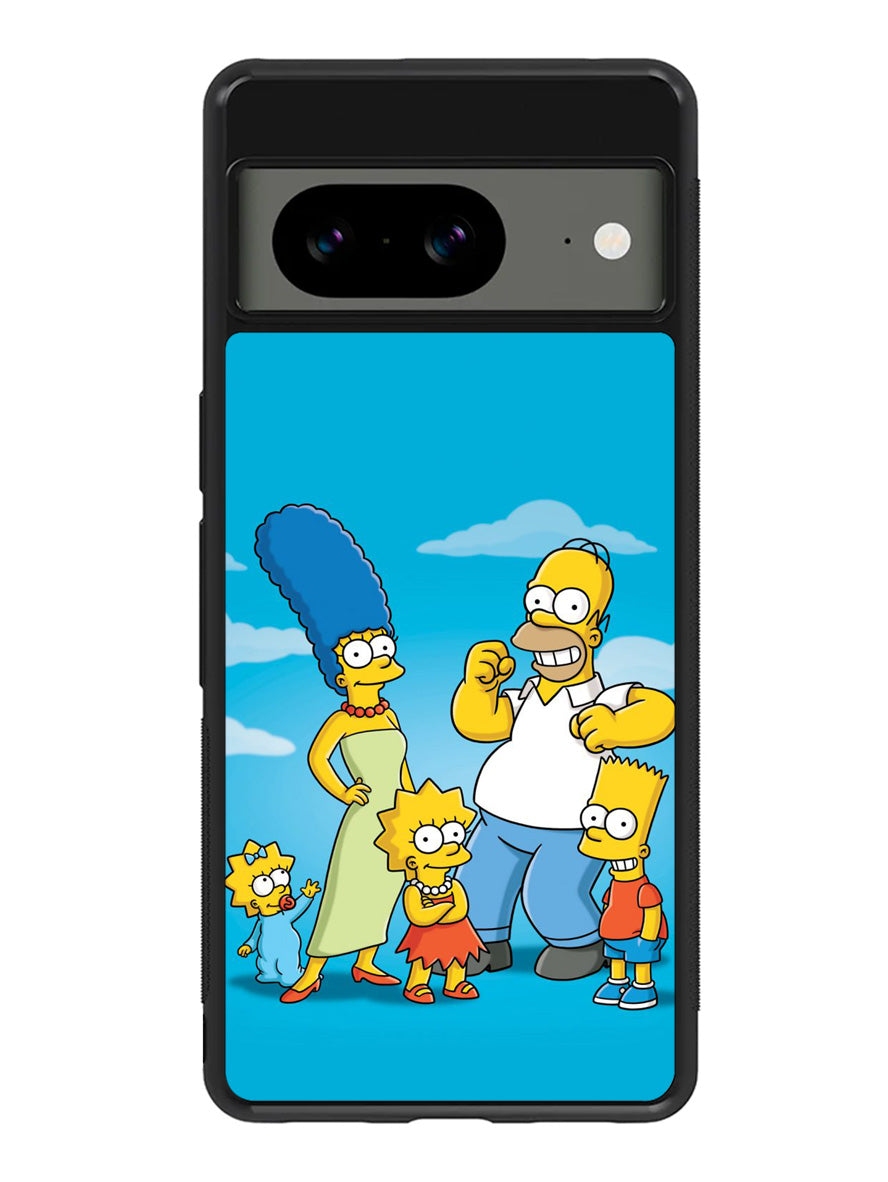 The Simpsons Group Google Pixel 8a Case