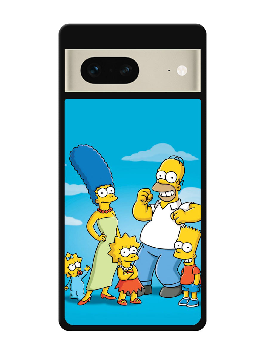 The Simpsons Group Google Pixel 7 Case