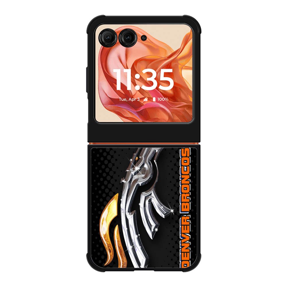 Denver Broncos NFL Motorola Moto Razr 2025/2024 , Moto Razr 60/50 Case BC2196