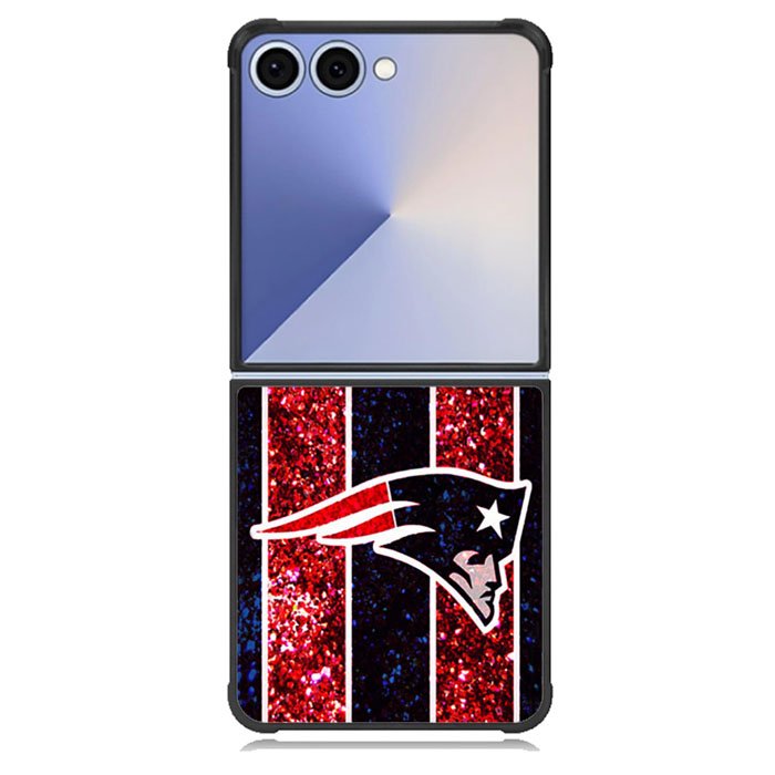 New England Patriots NFL logo Samsung Galaxy Z Flip 7 Case BC2084