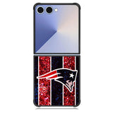 New England Patriots NFL logo Samsung Galaxy Z Flip 7 Case BC2084
