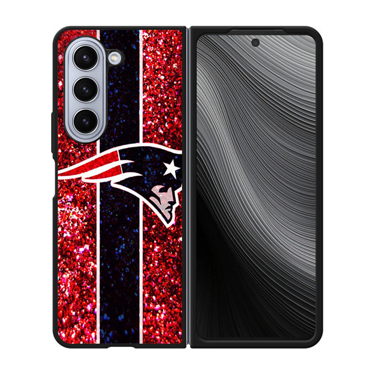 New England Patriots NFL logo Case Samsung Galaxy z Fold 5 5G BC2084