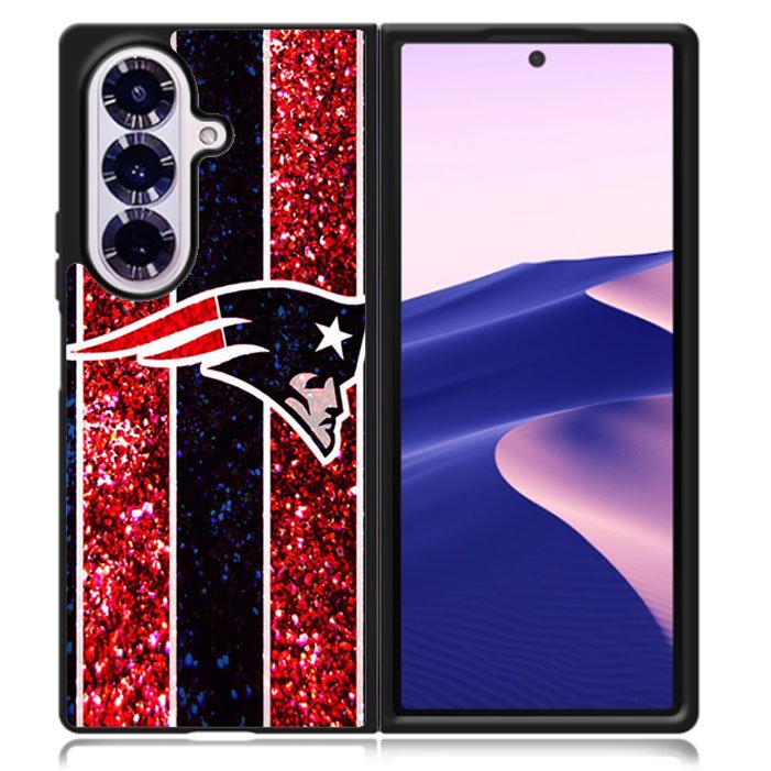 New England Patriots NFL logo Samsung Galaxy Z Fold 7 5G Case BC2084