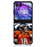 Peyton Manning Broncos Motorola Moto Razr 2024 , Moto Razr 50 Case