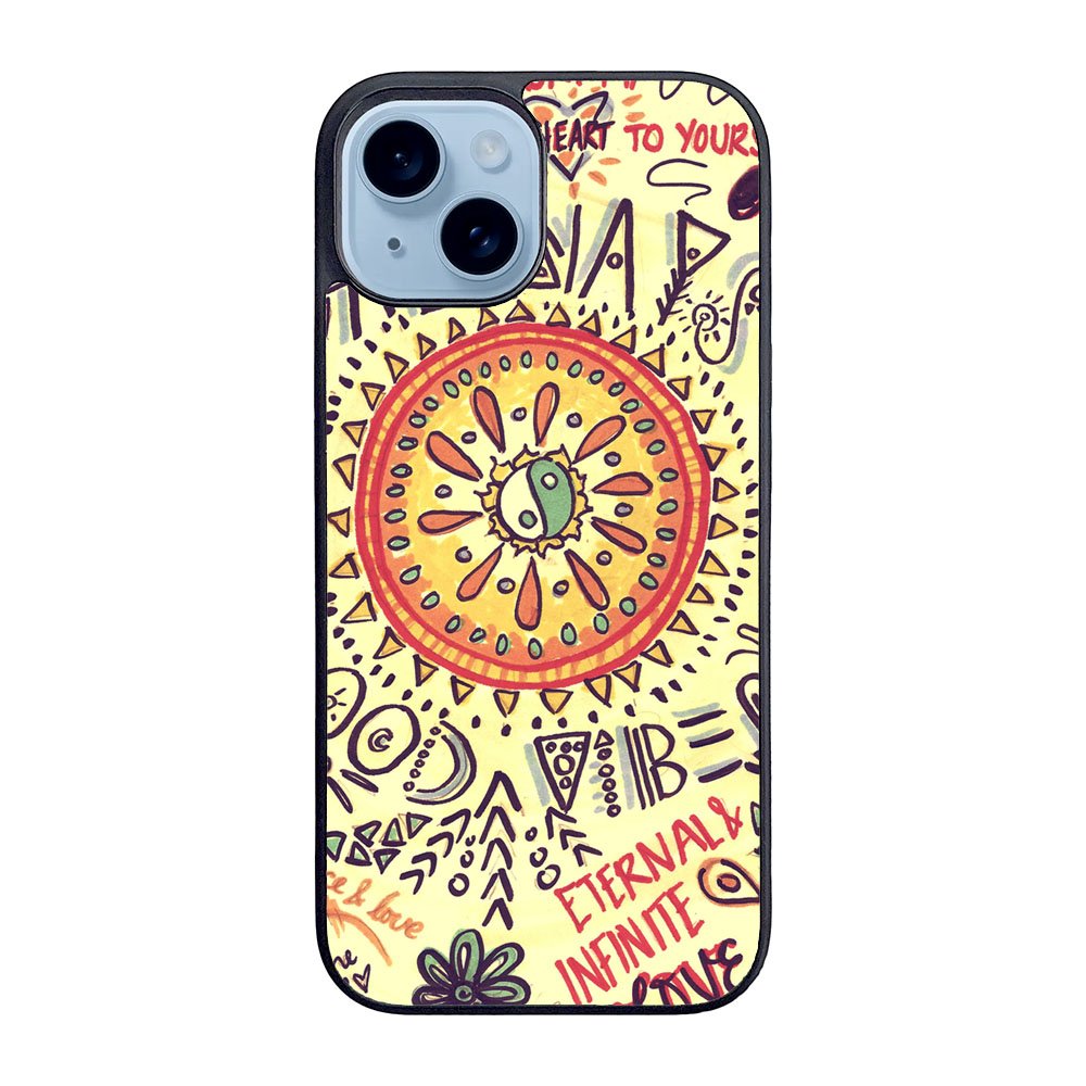 American Hippie Psychedelic Case iPhone 15 Plus BC2230