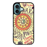 American Hippie Psychedelic Case iPhone 16 Plus BC2230