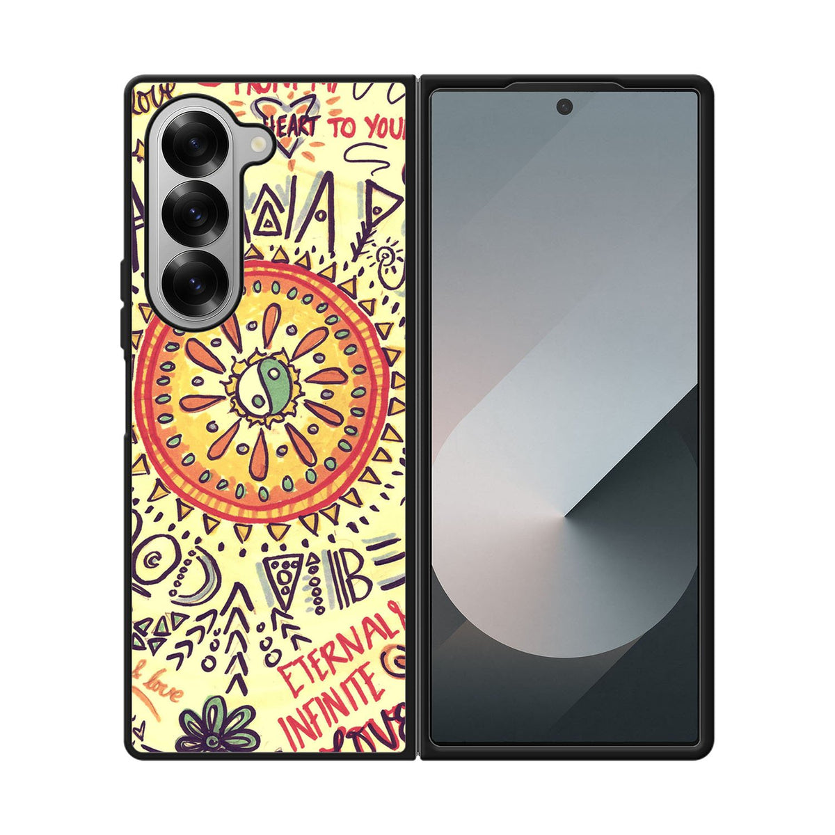 American Hippie Psychedelic Case Samsung Galaxy Z Fold 6 5G BC2230