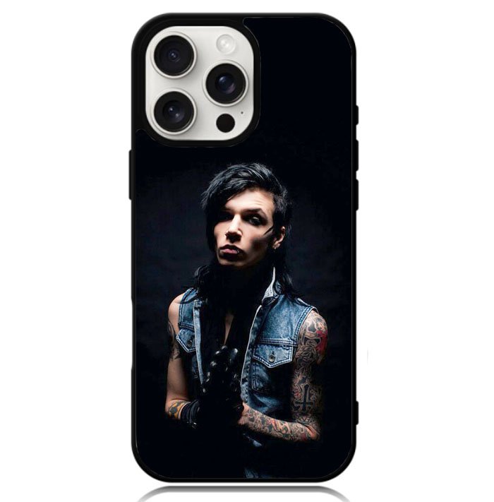 Andy Black Dark Case iPhone 16 Pro Max BC2234