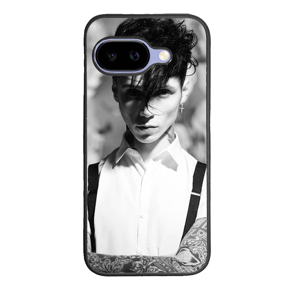 Andy Black Monochrome Google Pixel 10A Case BC2235