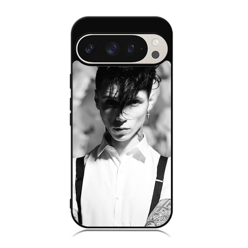 Andy Black Monochrome Case Google Pixel 9 Pro XL BC2235